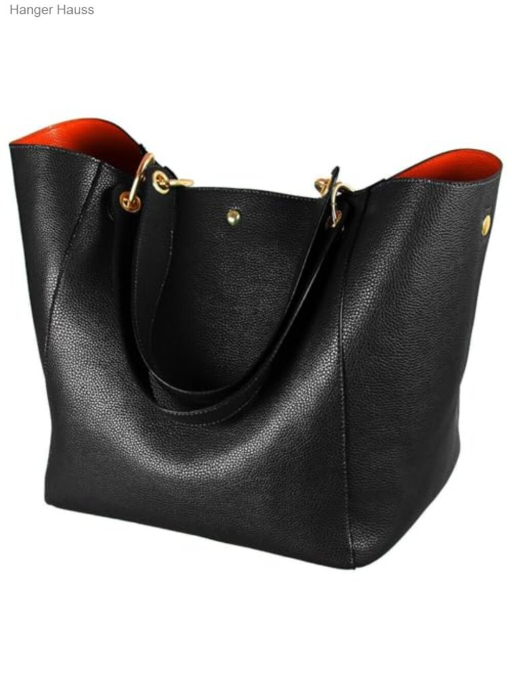 Large Work Tote Bag for Women Waterproof Vegan Leather Handbags Big Bucket